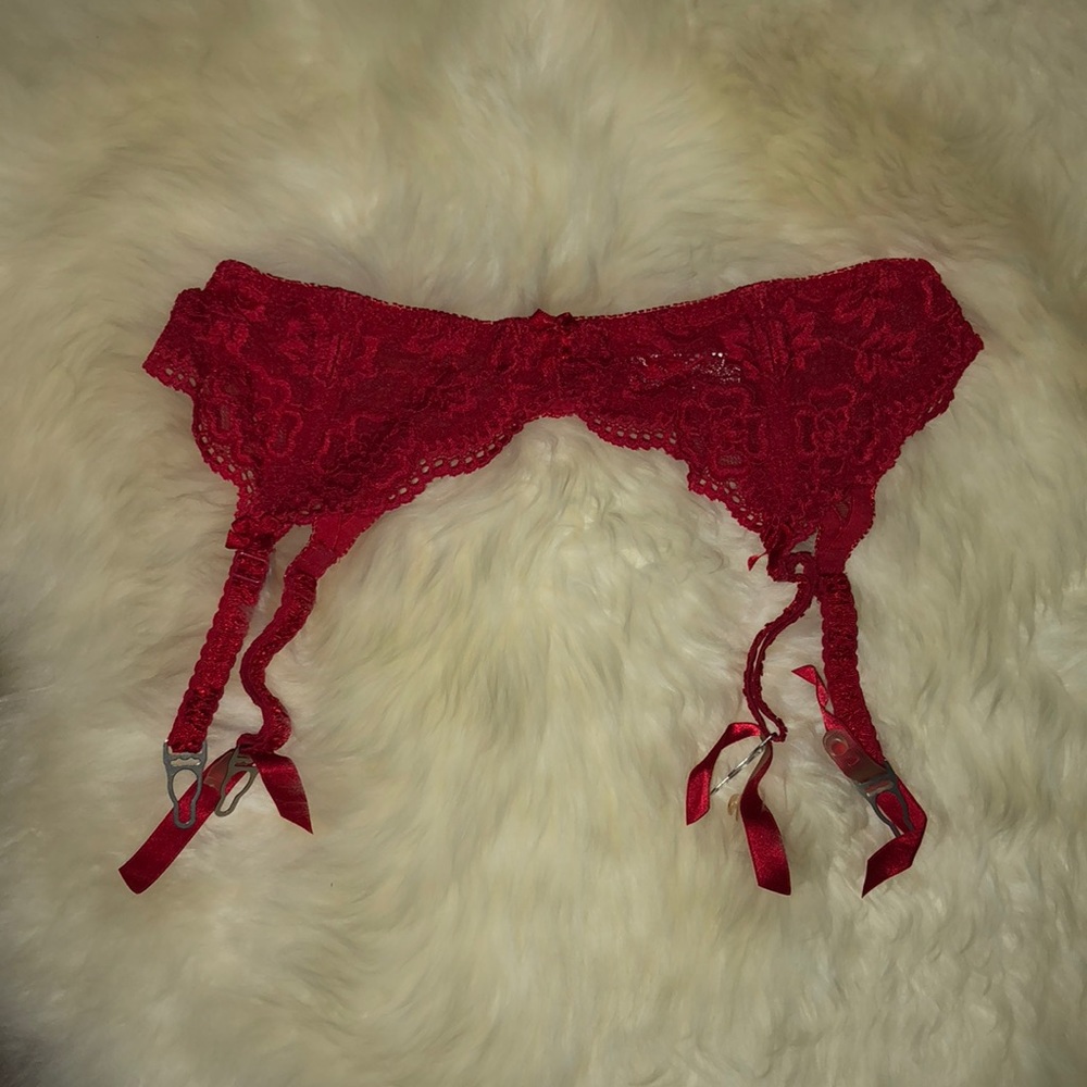 Jezebel sexy garter with stockings holders M/L